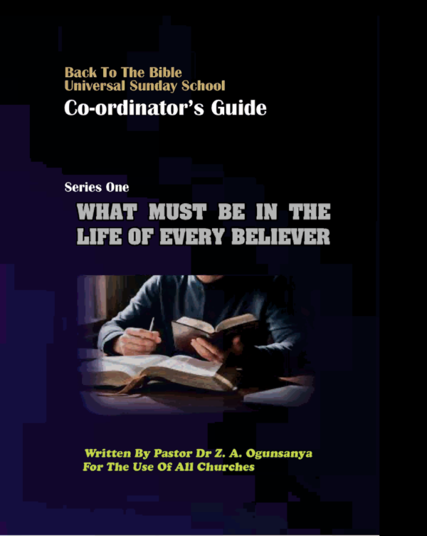 Back to the Bible Universal Sunday School Manual (Coodinator's Guide) - Image 2